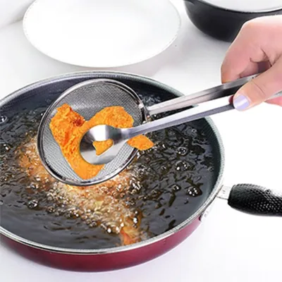 2 in 1 Stainless Steel Filter Spoon With Clip